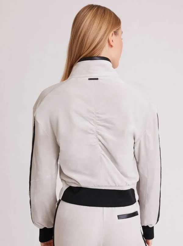 Women Blanc Noir Tops*Sporty Velour Jacket