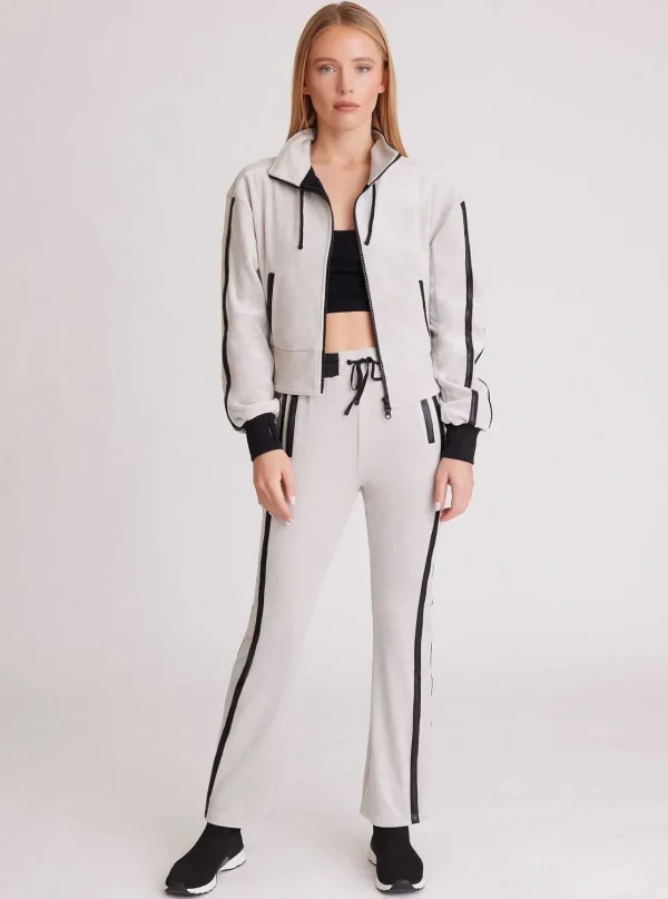 Women Blanc Noir Activewear*Sporty Velour Jacket