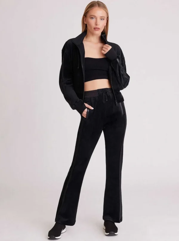 Women Blanc Noir Activewear*Sporty Velour Jacket