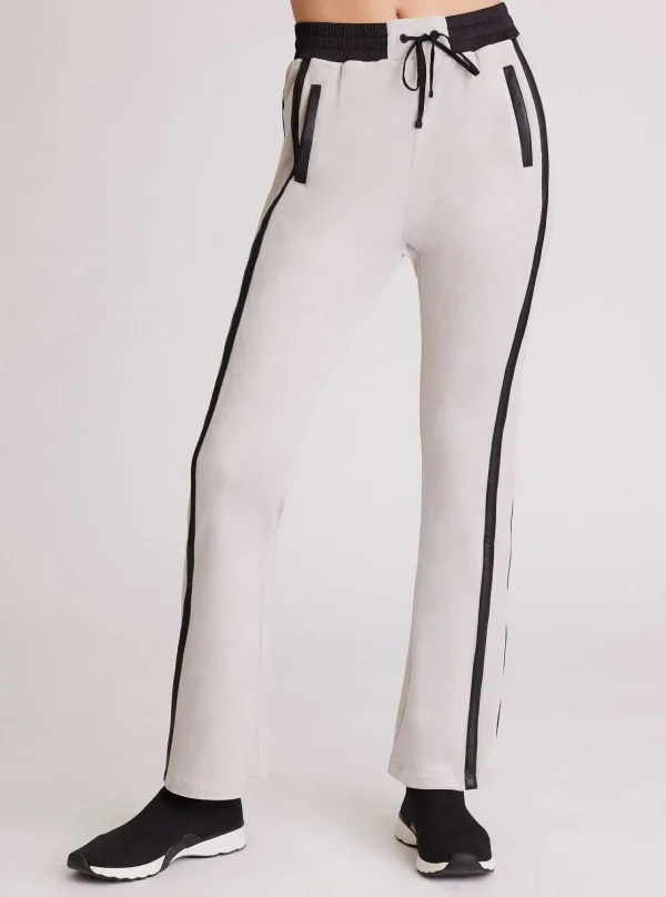 Women Blanc Noir Bottoms*Sporty Velour Pant