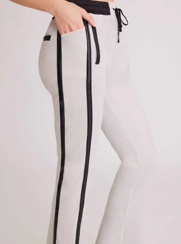 Women Blanc Noir Activewear*Sporty Velour Pant