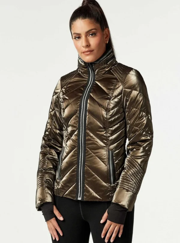 Women Blanc Noir Puffers & Coats*Super Hero Puffer Down Filled Jacket With Reflective Trim