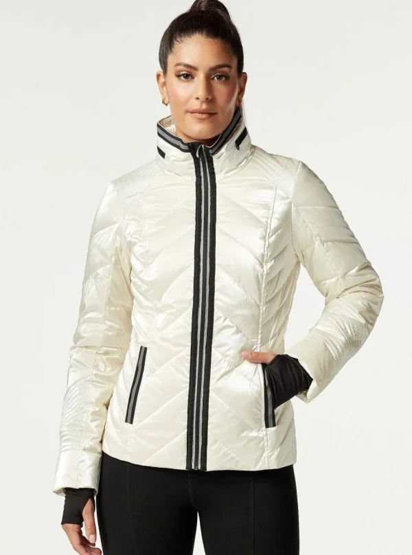 Women Blanc Noir Puffers & Coats*Super Hero Puffer Down Filled Jacket With Reflective Trim