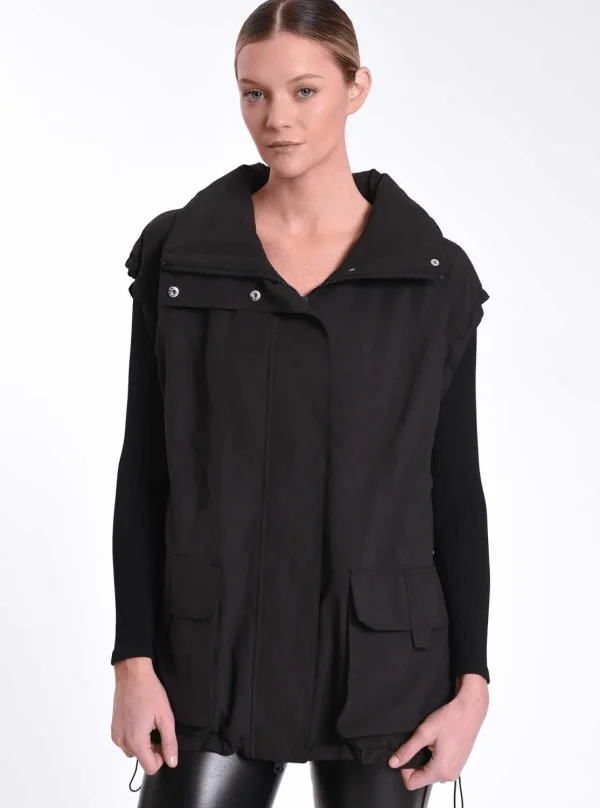 Women Blanc Noir Tops*Svetlana Oversize Vest