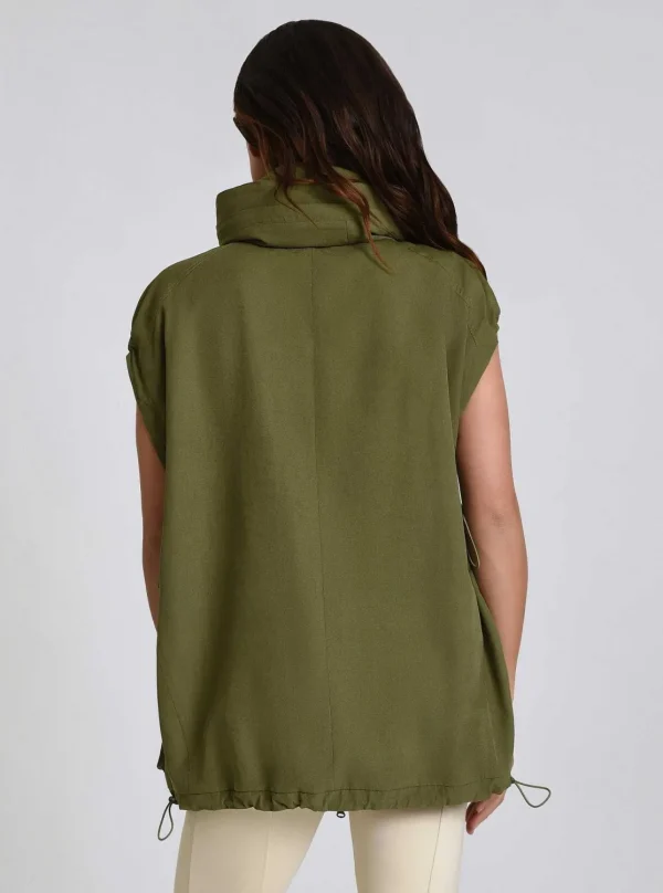 Women Blanc Noir Olive*Svetlana Oversize Vest