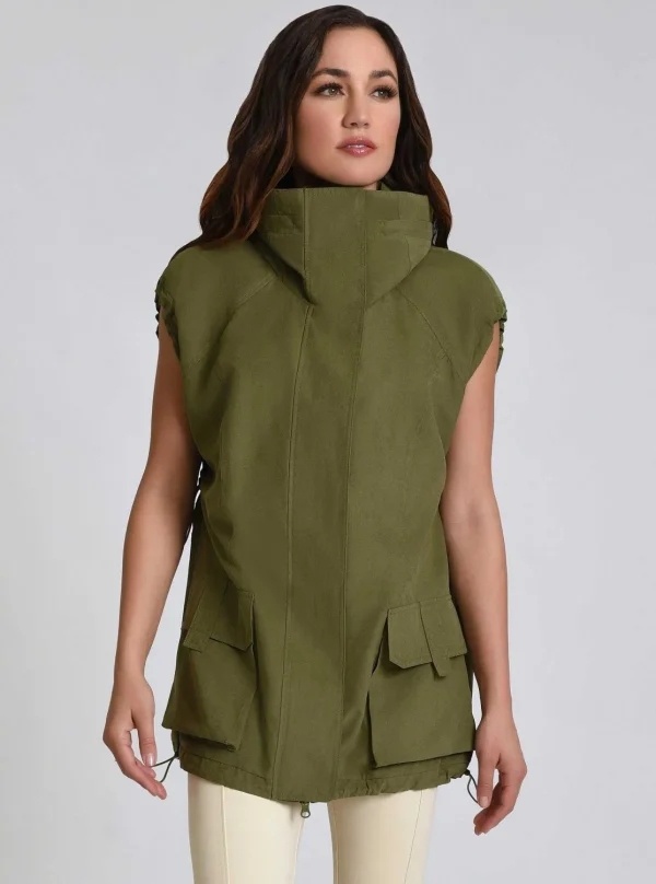 Women Blanc Noir Olive*Svetlana Oversize Vest