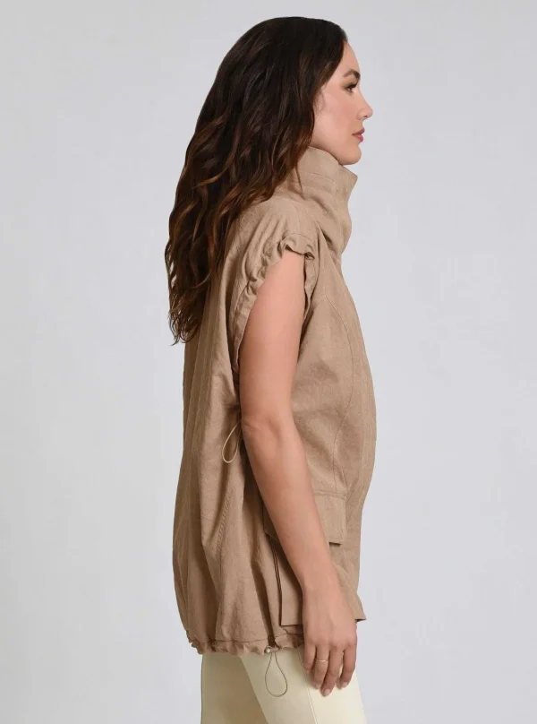 Women Blanc Noir Olive*Svetlana Oversize Vest