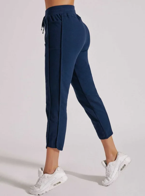 Women Blanc Noir Naval Blue*Tempest Cropped Pant