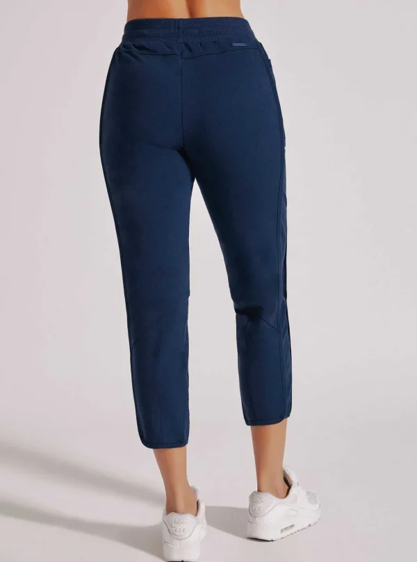 Women Blanc Noir Naval Blue*Tempest Cropped Pant