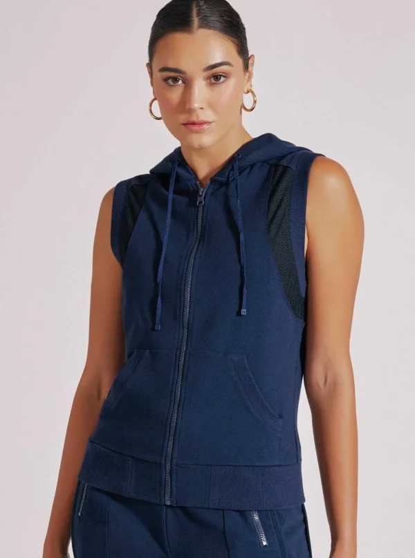 Women Blanc Noir Tops*Tempest Zip Up Vest