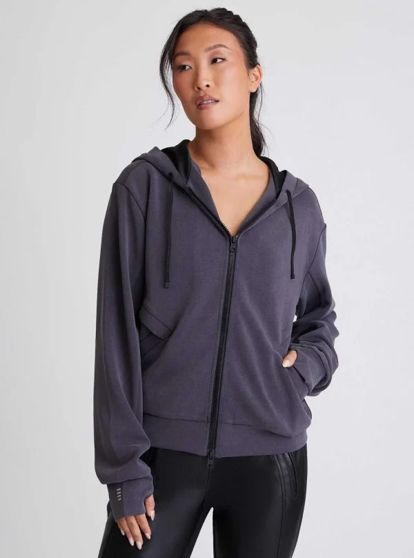 Women Blanc Noir Tops*Travel Twin: Brooke Reflective Hoodie