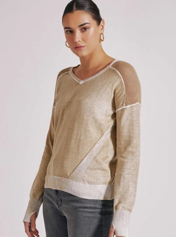 Women Blanc Noir Sweaters*V Neck Huntress Sweater