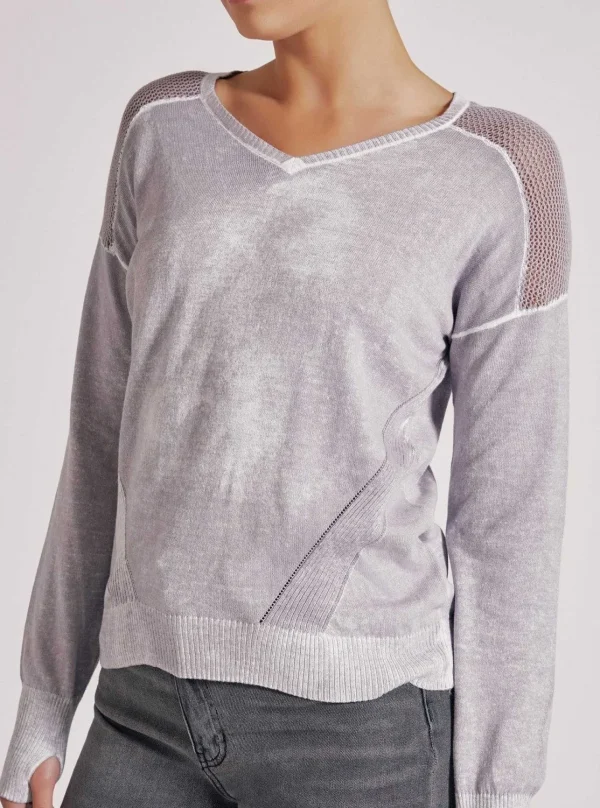 Women Blanc Noir Sweaters*V-Neck Huntress Sweater