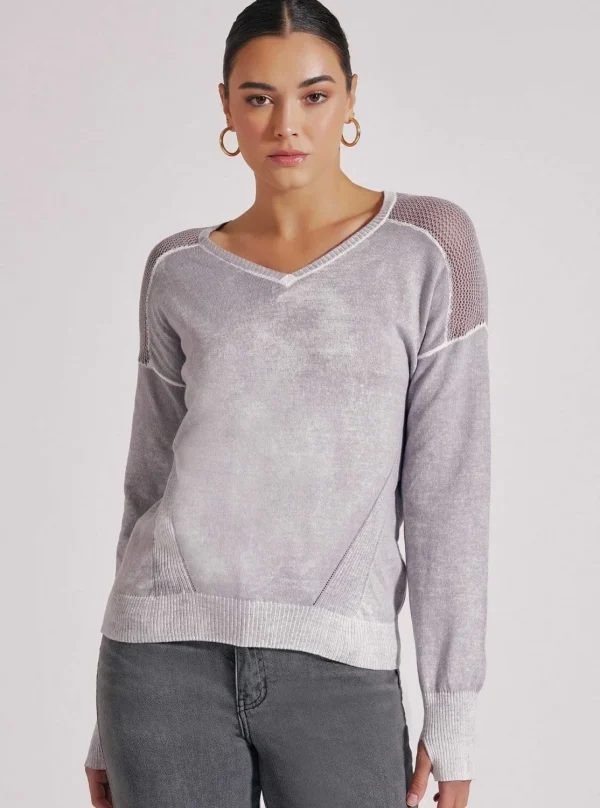 Women Blanc Noir Sweaters*V-Neck Huntress Sweater