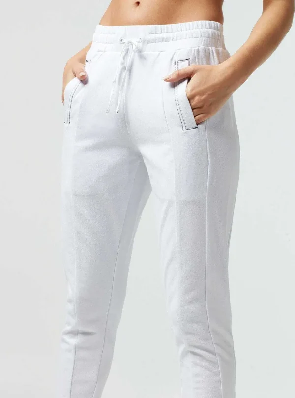 Women Blanc Noir Bottoms*Yolo Contrast Stitch Jogger