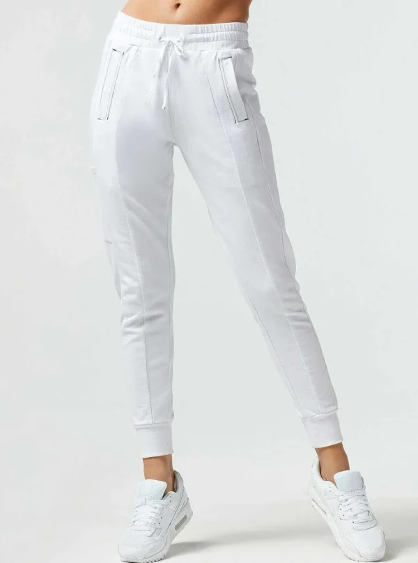 Women Blanc Noir Bottoms*Yolo Contrast Stitch Jogger