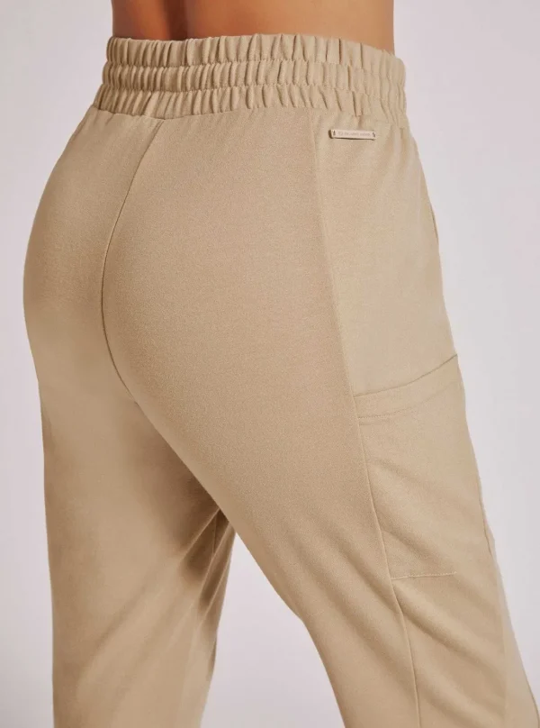 Women Blanc Noir Bottoms*Yolo Contrast Stitch Jogger