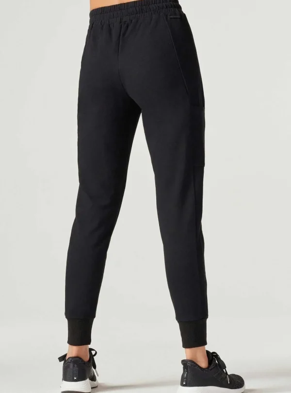 Women Blanc Noir Bottoms*Yolo Contrast Stitch Jogger