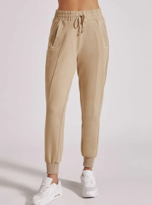 Women Blanc Noir Bottoms*Yolo Contrast Stitch Jogger