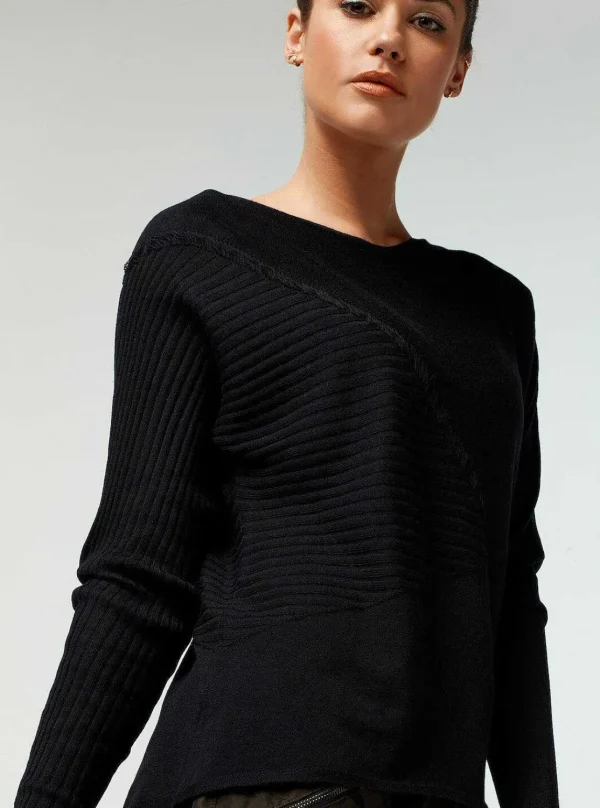 Women Blanc Noir Sweaters*Yolo Pullover Sweater